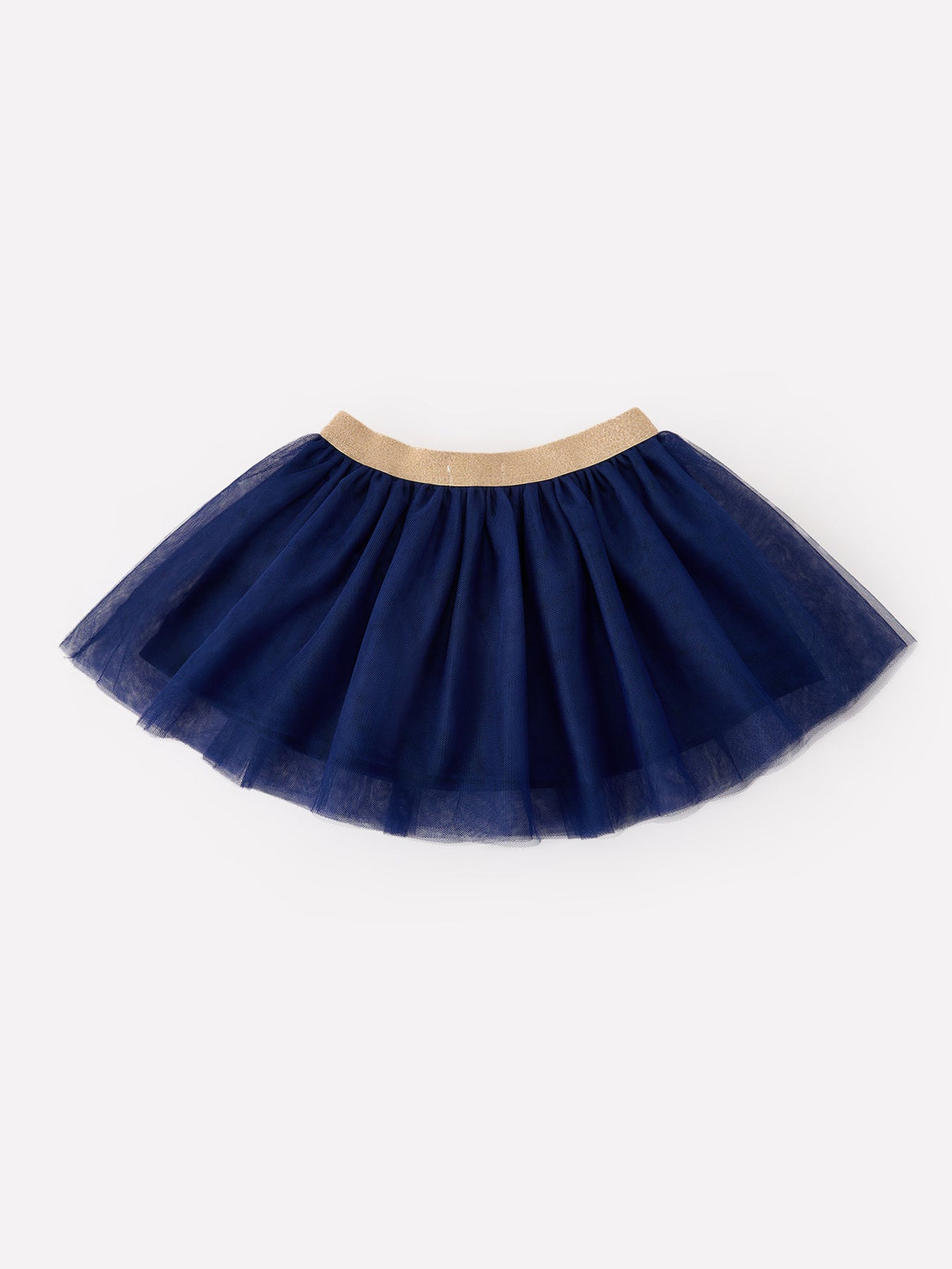Rylee Faith Designs - FALL Girls Navy Fox Sequin Tulle Tutu Skirt - alternate view 2
