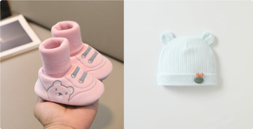 Baby Cloth Shoes Simple Baby Indoor Non-slip Toddler Shoes - Cindi Book