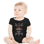 English Letter Printed Cotton Baby Romper - Cindi Book