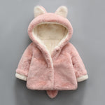 Winter popular girl's plush plush coat baby - Cindi Book