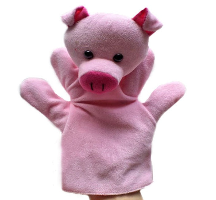 Hand puppet 28 plush toy big hand puppet preschool teaching aid - Cindi Book
