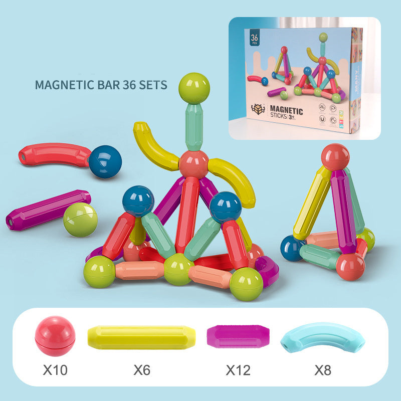 Baby Toys Magnetic Stick Building Blocks Game Magnets Children Set Kids Magnets For Children Magnetic Toy Bricks - Cindi Book