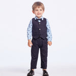 Young boy bow tie gentleman vest - Cindi Book