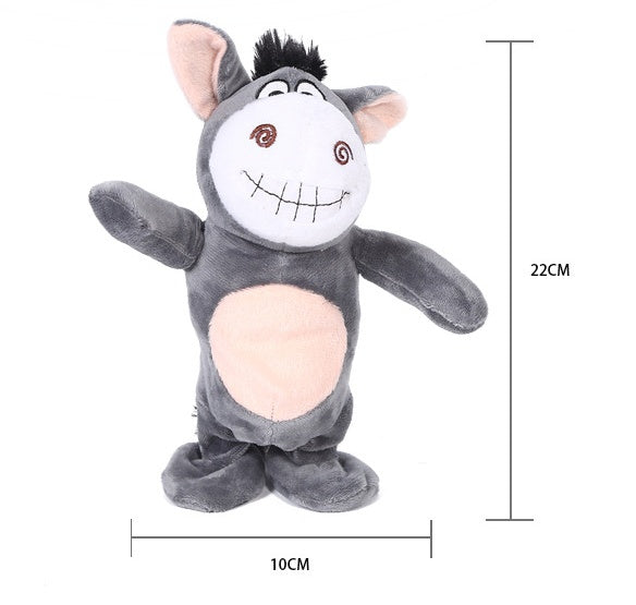Electronic Robot Donkey Remote Control Kids Plush Toy Speak /walk/sing - Cindi Book