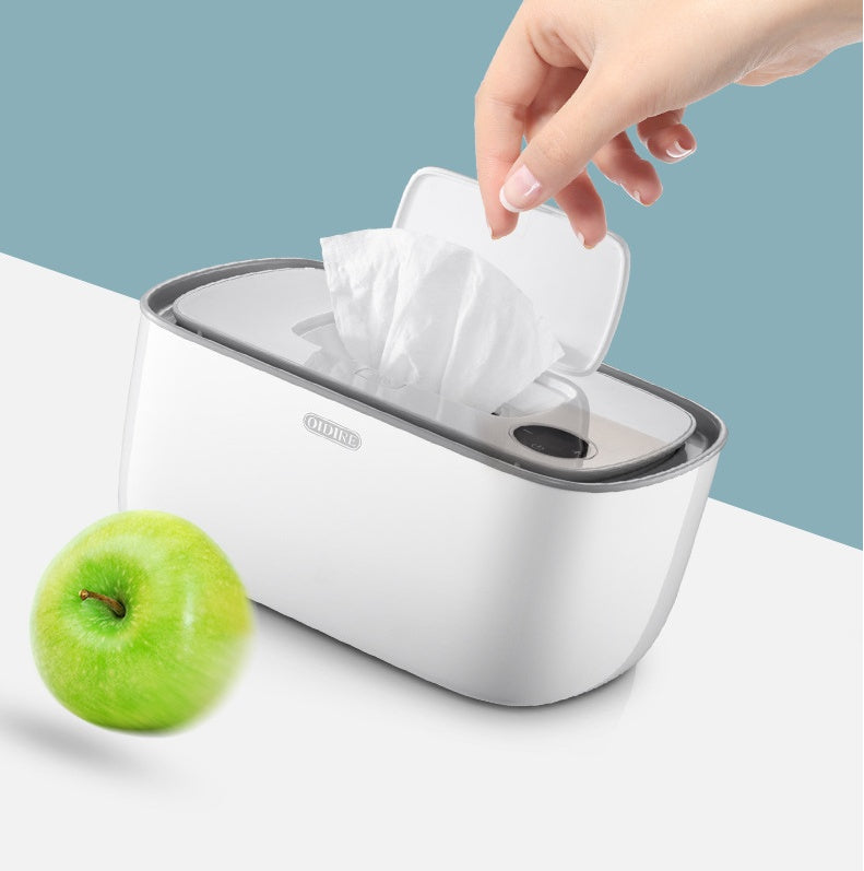 Electric Baby Wet Tissue Dispenser Paper Case Napkin Heating Storage Box Warmer Temperature Control Thermostat Wipes Heater - Cindi Book