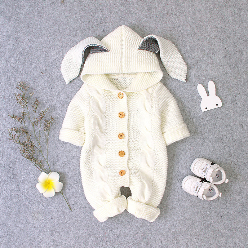 Baby knitted romper - Cindi Book