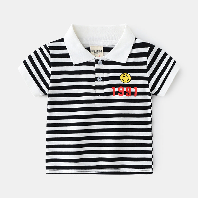 Boy's baby T-shirt short-sleeved summer kids children's top - Cindi Book