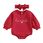 Children's Solid Color Romper Hair Band Set - Cindi Book