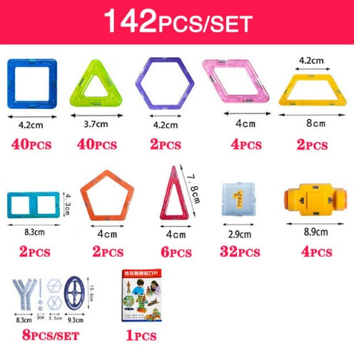 Mini Magnetic Piece Educational Toys - Cindi Book