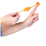 Catapult Launch Rubber Catapulted Chicken Toys Light Finger Prank Stretchy Flying Ejection Toy Slingshot Turkey Sticky - Cindi Book