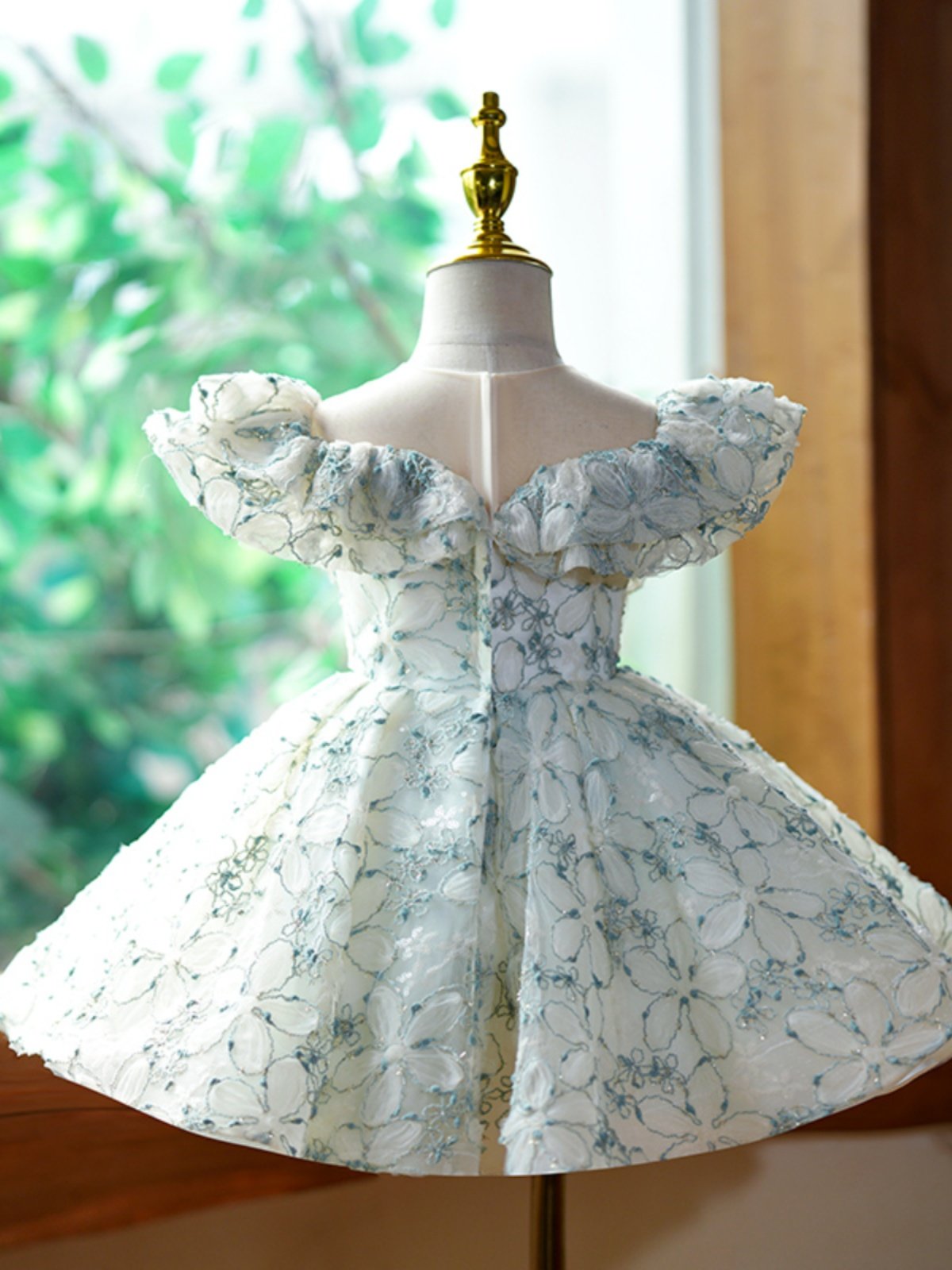 New Floral Princess Dress For Flower Girlssimple And Adorable For Kids Birthdays - Cindi Book