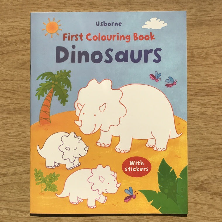 Children coloring sticker book - Cindi Book
