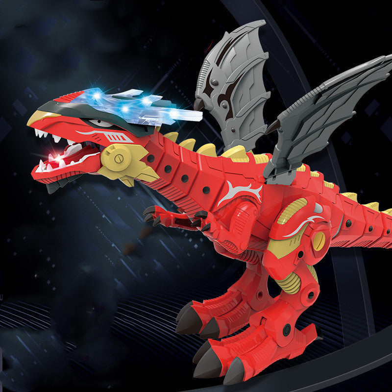 Walking Dragon Toy Fire Breathing Water Spray Dinosaur - Cindi Book