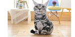 Simulation cat pillow cute cat doll plush toy stereo pet doll - Cindi Book