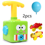 Power Balloon Launch Tower Toy Puzzle  Education Inertia Air Power Balloon Car Science Experimen Toy For Children Gift - Cindi Book