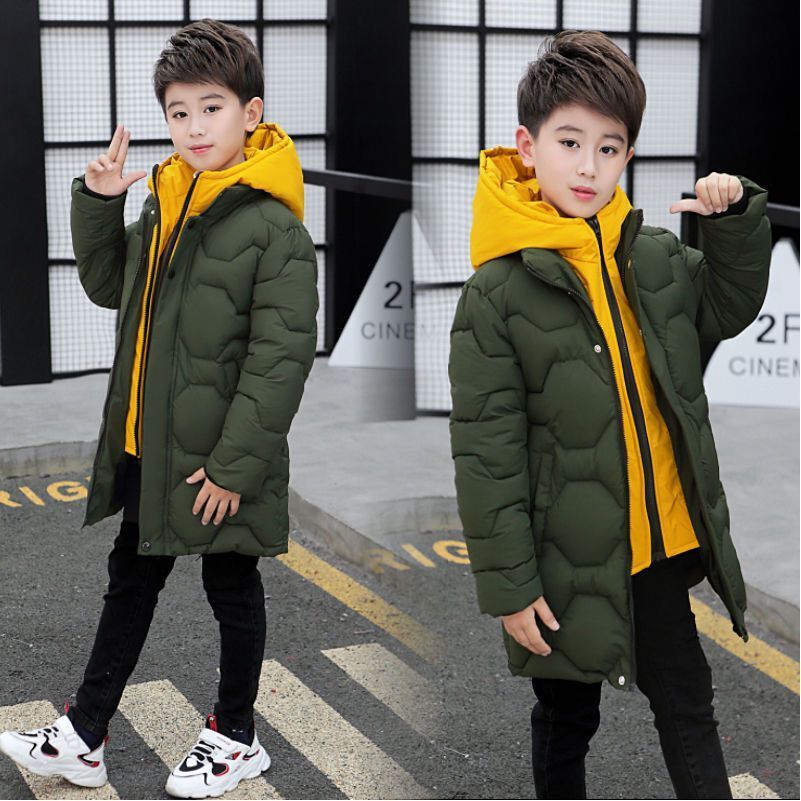 Winter New Boy's Quilted Cotton Coat Warm - Cindi Book