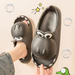 Kids Dinosaur Slippers Wholesale Summer Cartoon Parent Child Outdoor Home EVA Sandals Women Men Kids Cute Slippers Baby Shoes - Cindi Book