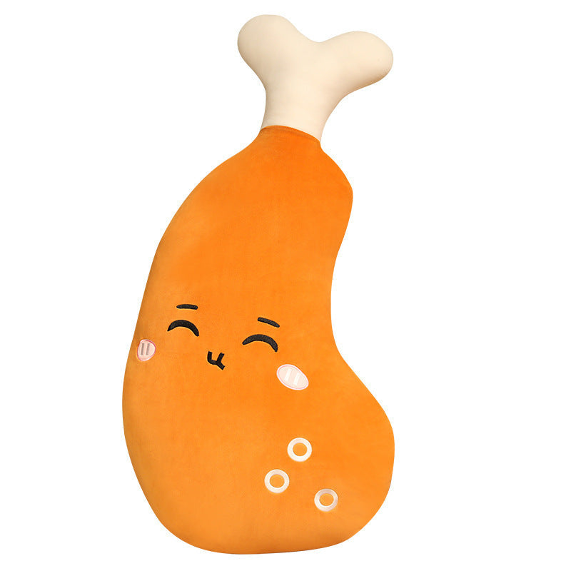 Large Chicken Leg Throw Pillow Plush Toy Home Cushion - Cindi Book