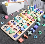 Children 3D Alphabet Number Puzzle Baby Colorful Geometric Digital Letter Educational Toy - Cindi Book