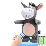 Electronic Robot Donkey Remote Control Kids Plush Toy Speak /walk/sing - Cindi Book