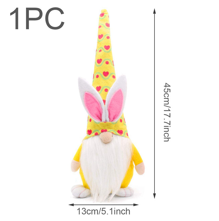 Easter Faceless Dwarf Holding Carrot Doll - Cindi Book