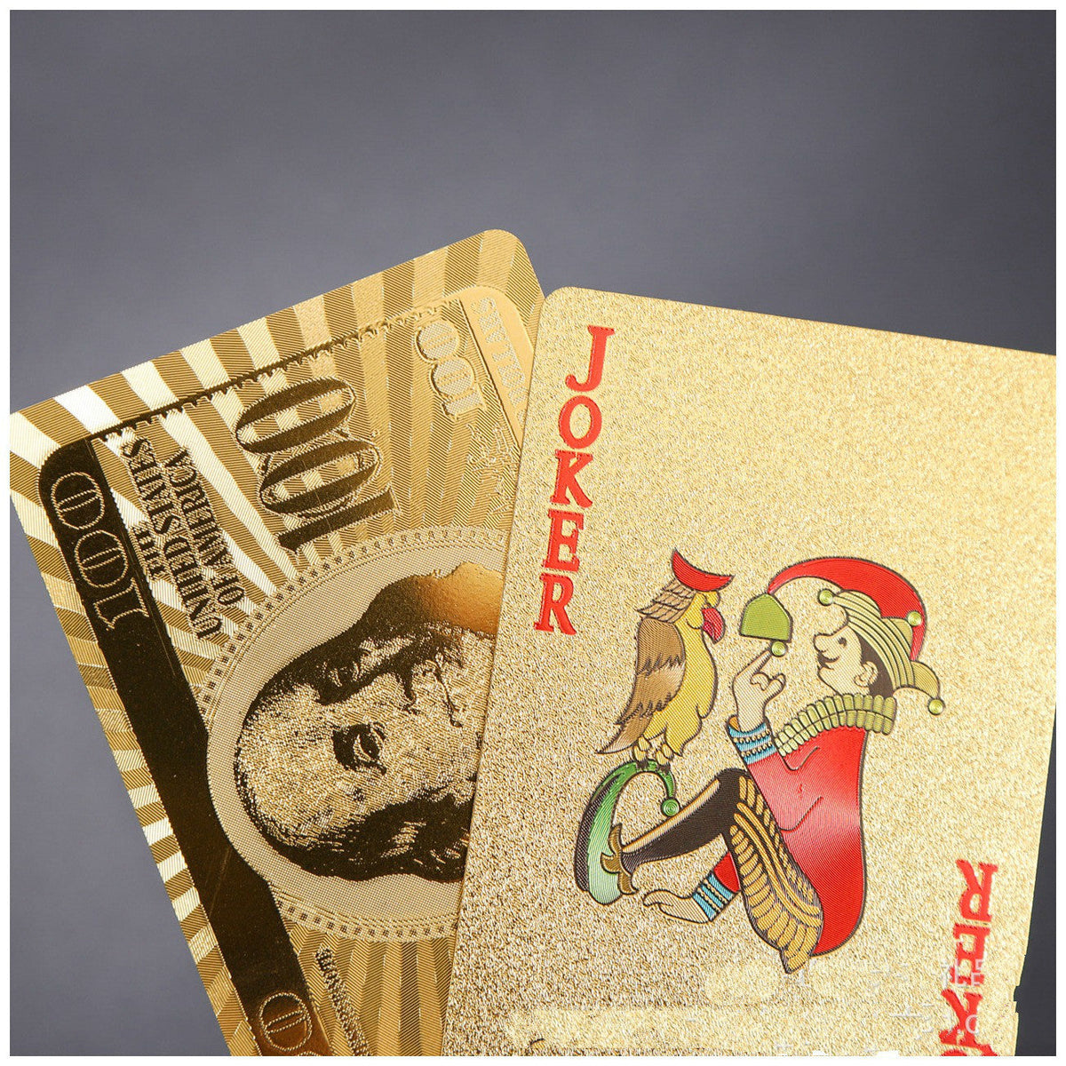 Waterproof gold foil playing CARDS - Cindi Book