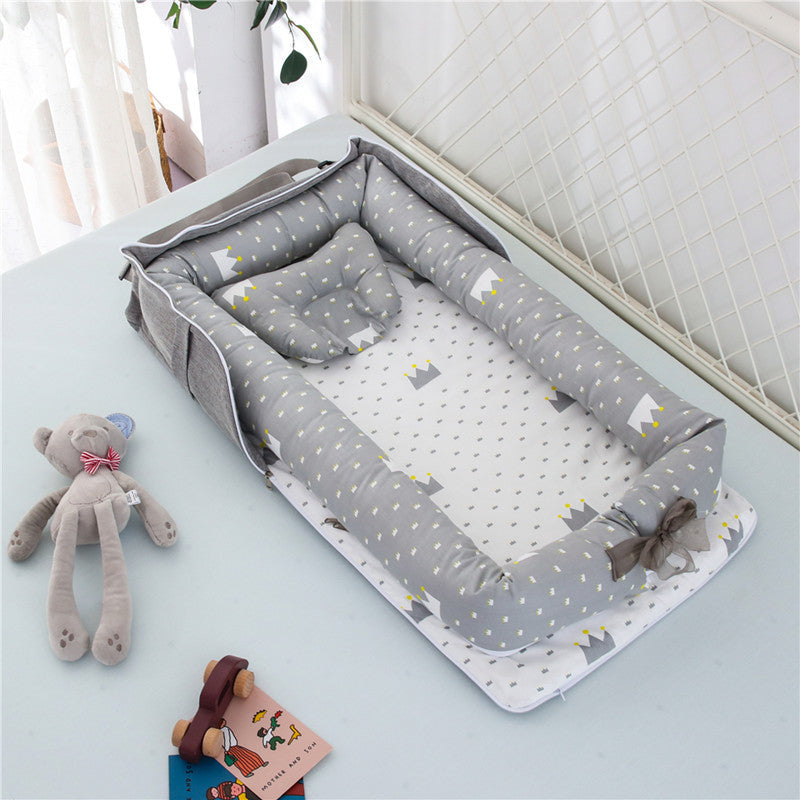 Cotton Portable Baby Crib Newborn Foldable - Cindi Book