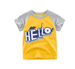Children's Wear Summer New Korean Children's Boys Cotton T-shirt Men's Treasure In Children's Short Sleeves - Cindi Book