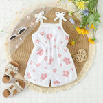 Summer New Girls' Jumpsuit Printed Sling - Cindi Book