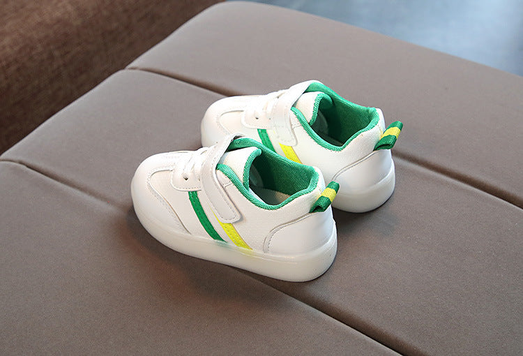 Kimmy White LED Sneakers Shoes - Cindi Book