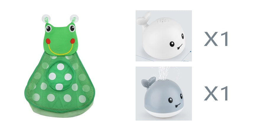 New Baby Bathroom Bath Electric Induction Whale Spray Small Toy - Cindi Book