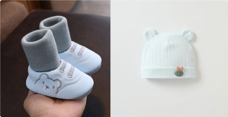 Baby Cloth Shoes Simple Baby Indoor Non-slip Toddler Shoes - Cindi Book