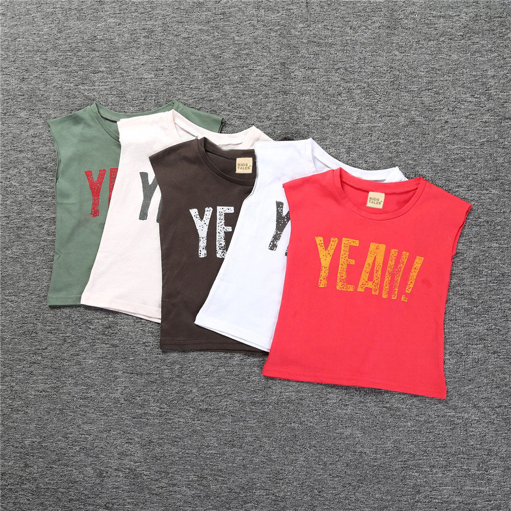 Children's sleeveless t-shirt - Cindi Book