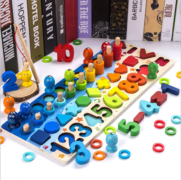 Children 3D Alphabet Number Puzzle Baby Colorful Geometric Digital Letter Educational Toy - Cindi Book