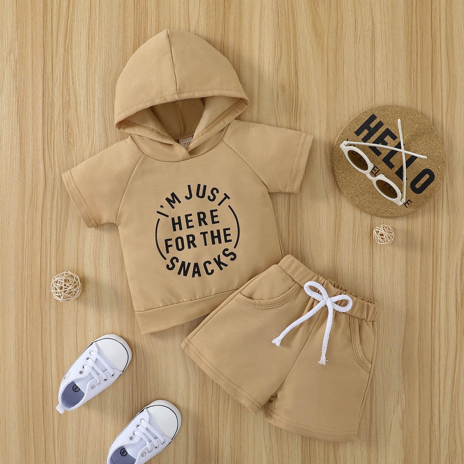 Popular Children's Clothing Fashion Letters Printing Set