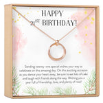 21st Birthday Necklace