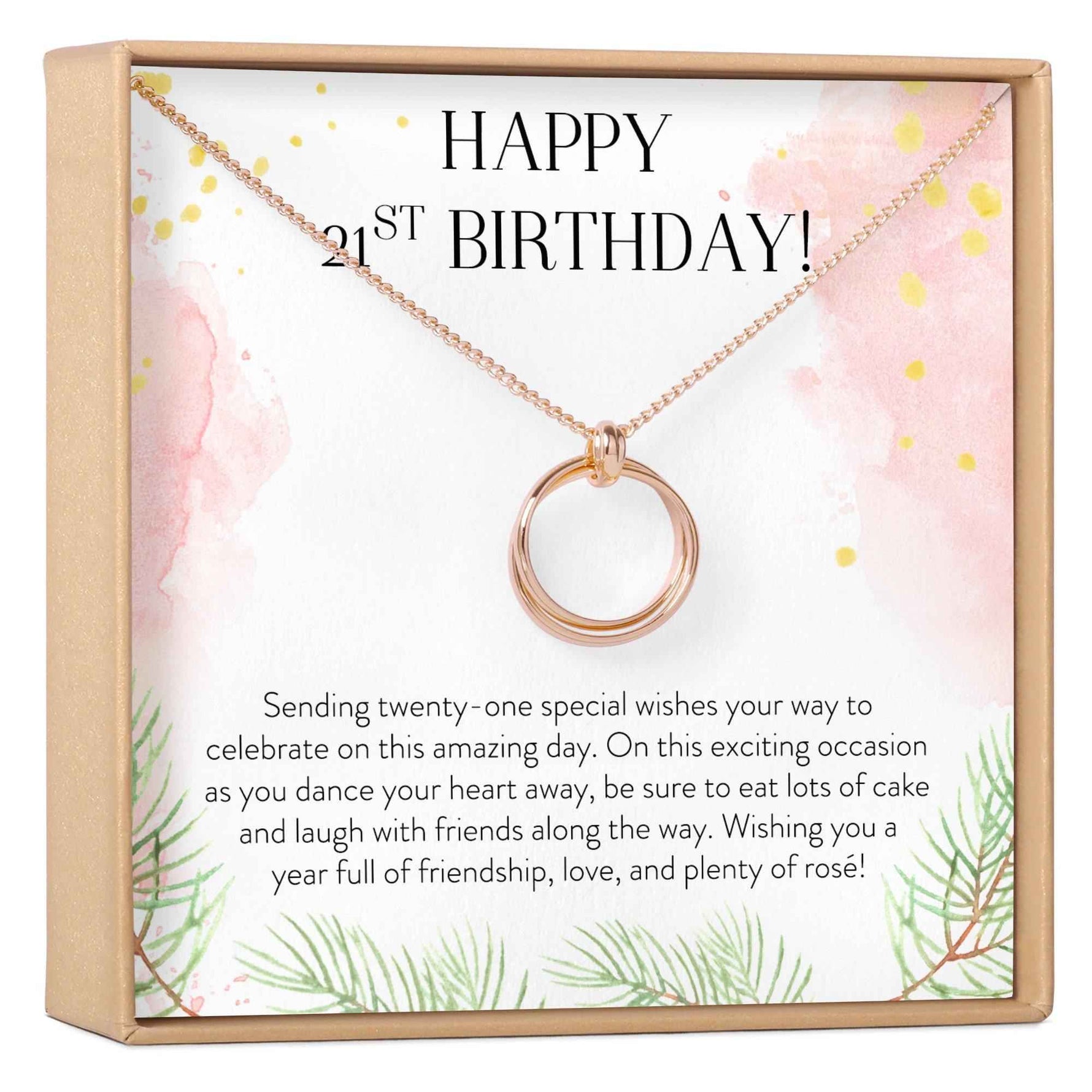 21st Birthday Necklace