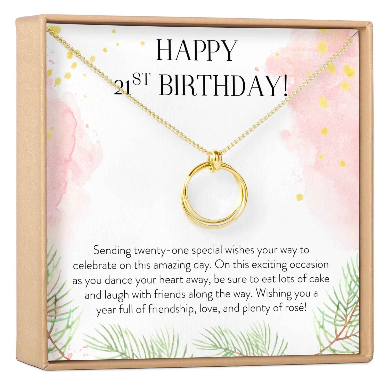 21st Birthday Necklace