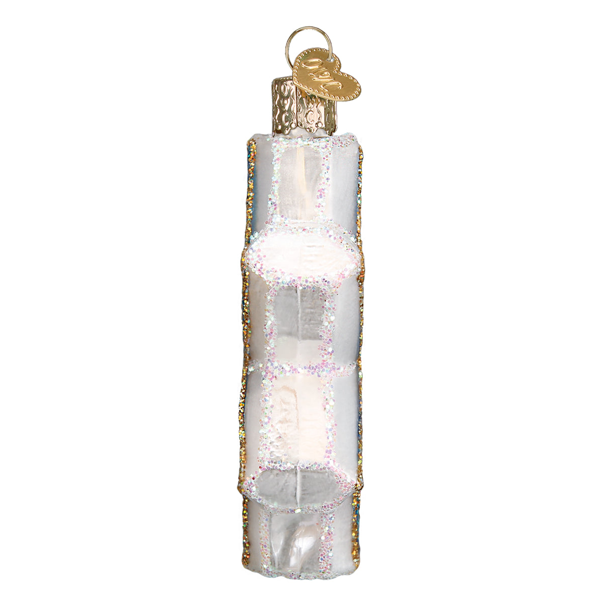 Old World Christmas Star Of David Ornament - hand-blown glass Christmas tree ornament (view 5)