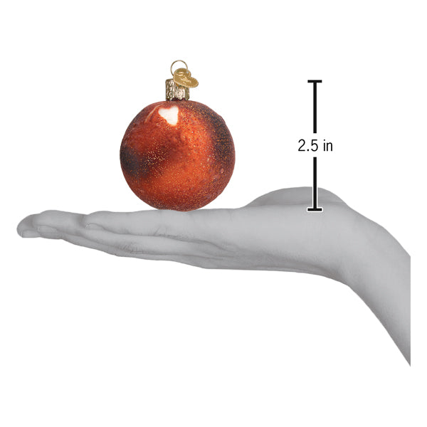 Old World Christmas Mars Ornament - hand-blown glass Christmas tree ornament (view 6)