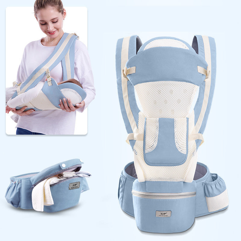 Ergonomic Baby Carrier Infant Baby Hipseat Carrier 3 In 1 Front Facing Ergonomic Kangaroo Baby Wrap Sling - Cindi Book