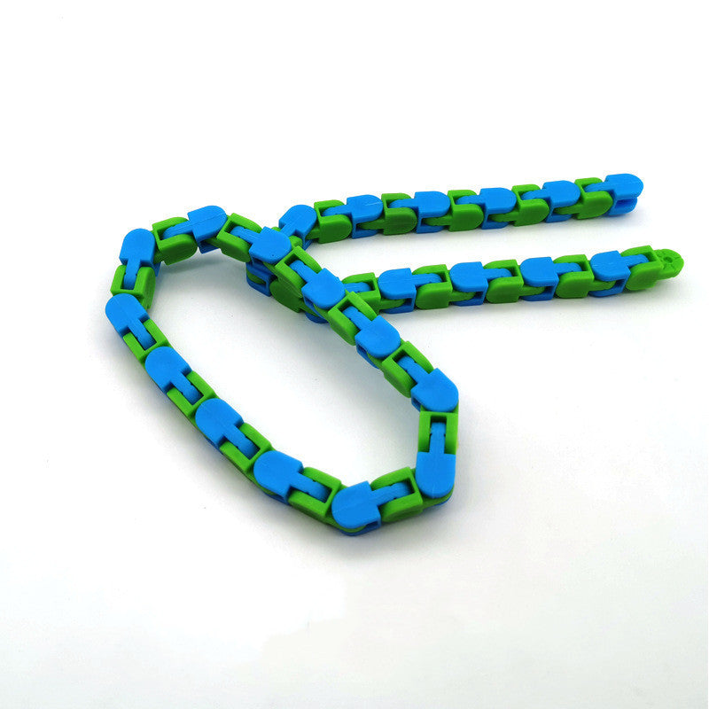 Funny Fidget Chain Anti Stress Toy for Adult Bike Chain Fidget Bracelet Puzzle Educational Toys - Cindi Book