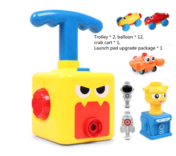 Power Balloon Launch Tower Toy Puzzle  Education Inertia Air Power Balloon Car Science Experimen Toy For Children Gift - Cindi Book