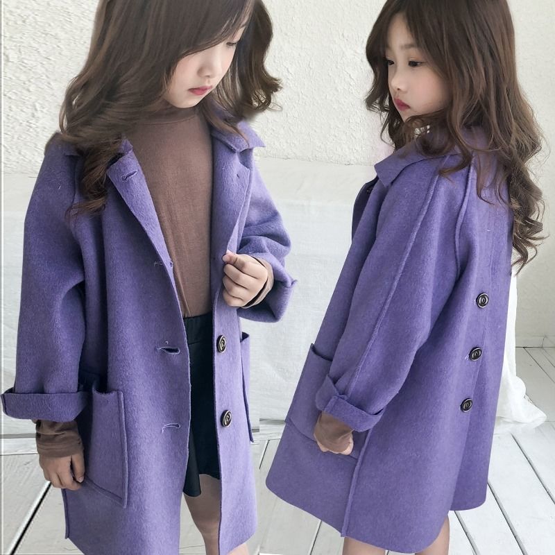 Children's Woolen Coat For Autumn And Winter - Cindi Book