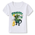 Children's T-shirt Numbers 1-9 Birthday T-shirt - Cindi Book