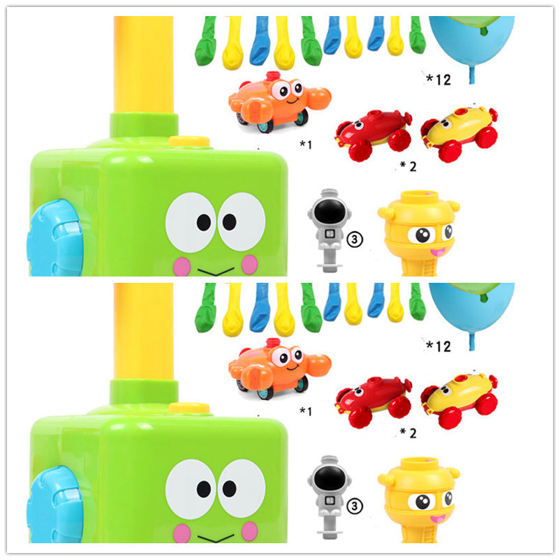 Power Balloon Launch Tower Toy Puzzle  Education Inertia Air Power Balloon Car Science Experimen Toy For Children Gift - Cindi Book