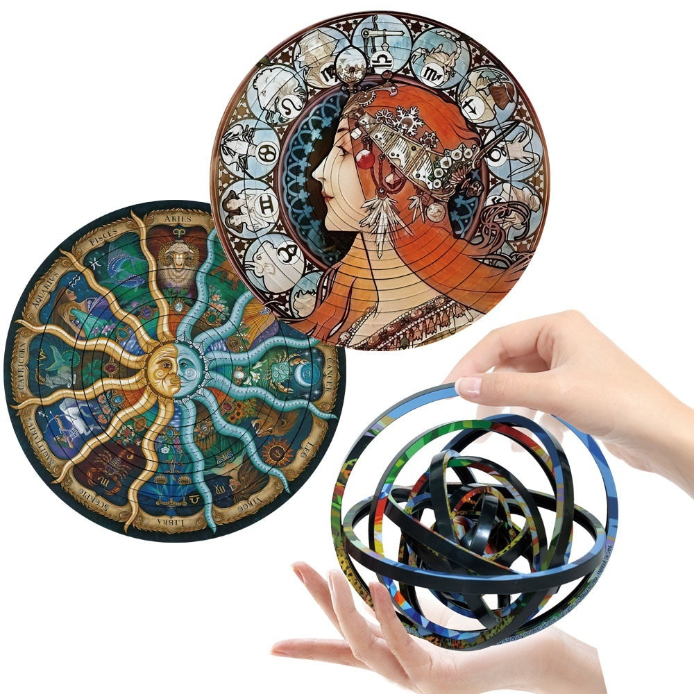 Rotating Puzzle Decompression 3D Educational Toys - Cindi Book