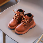Children's Boots Martin Boys Leather Low-Cotton Cotton Girls Baby - Cindi Book