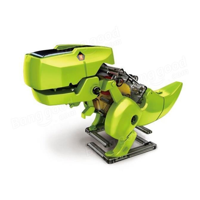 High Tech DIY 4in1 Transforming Solar Powered DinoRobot - Cindi Book
