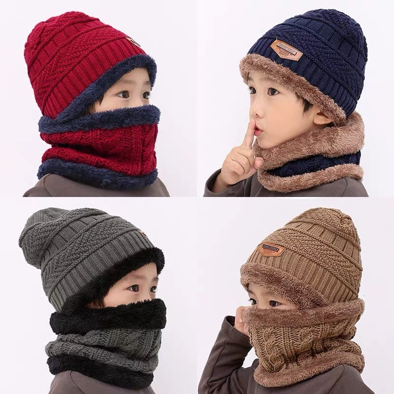 Warm knitted hat children's cap - Cindi Book